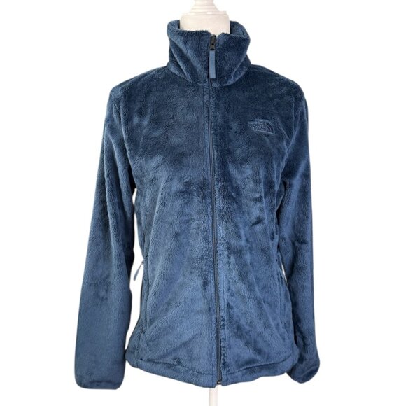 The North Face Women's Osito Jacket Full Zip Front Closure in Blue (Space) SZ M - Picture 2 of 10